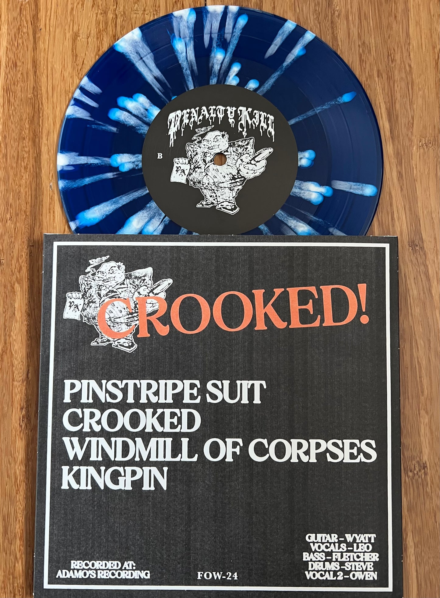 Penalty Kill - Crooked 7” FOW-24 one pre costomer