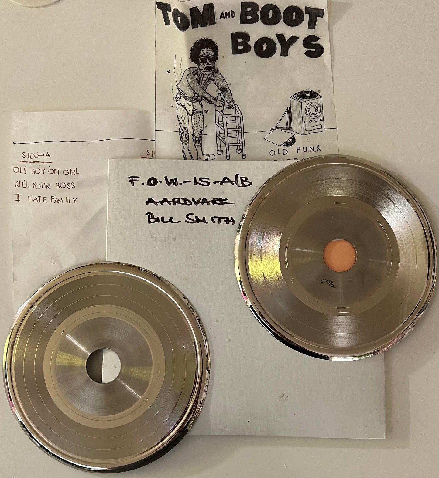 Tom And Boot Boys – Old Punk Generation 7" FOW#15