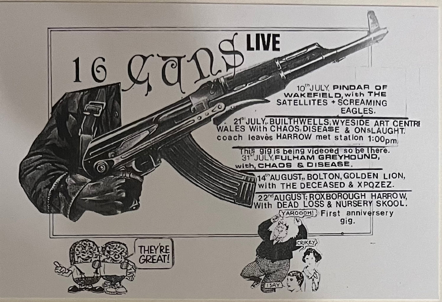 16 Guns – On The Piss Again - Demos 1984/85 QP#13