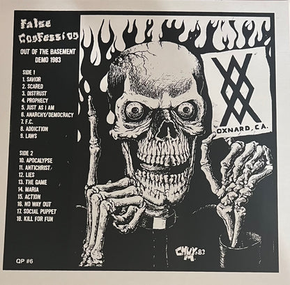 False Confession – Out Of The Basement Demo 1983 LP QP#6