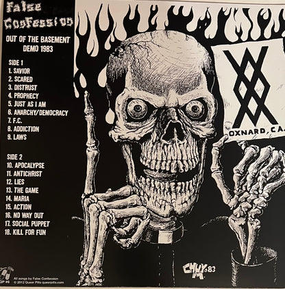 False Confession – Out Of The Basement Demo 1983 LP QP#6