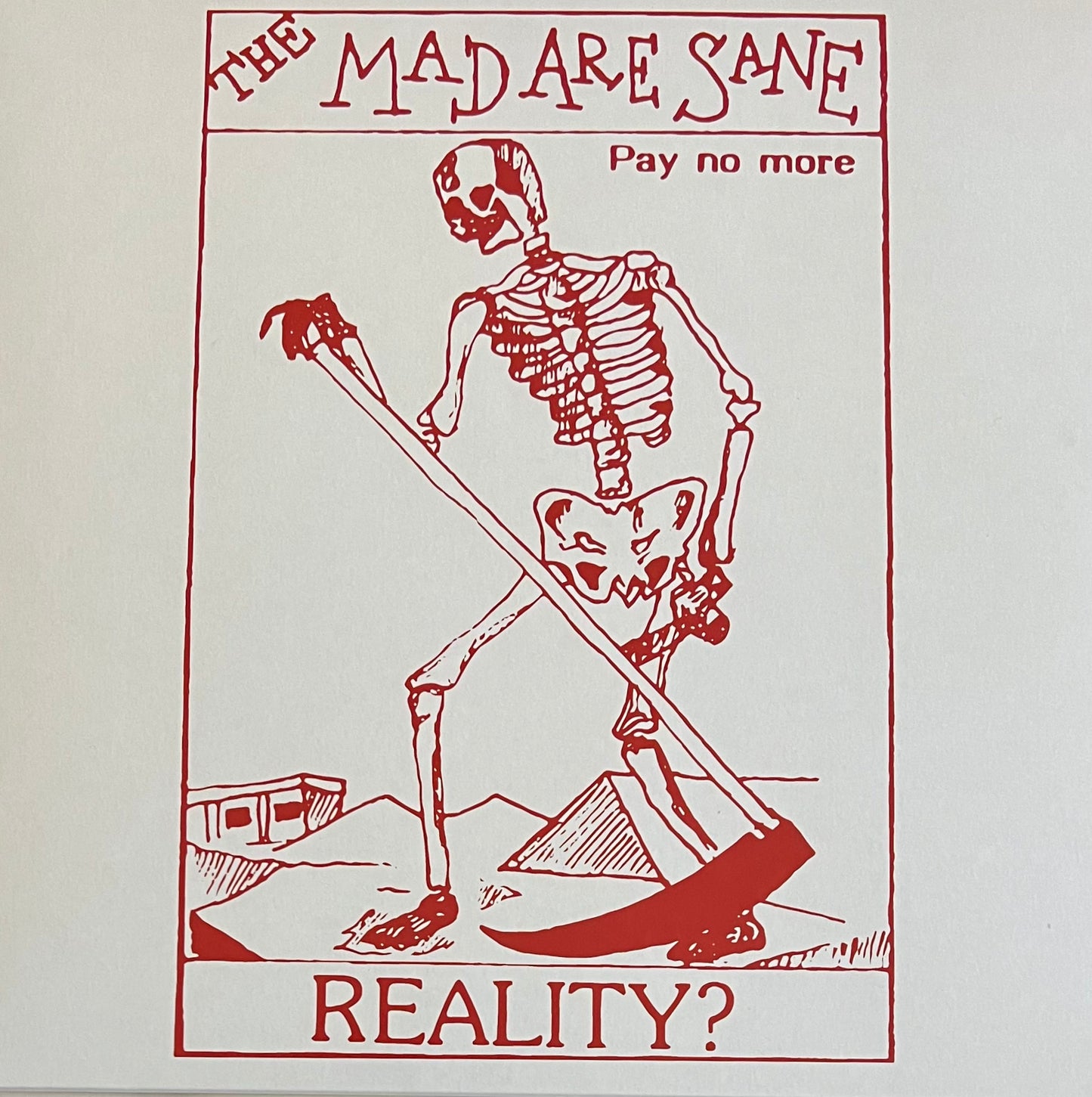 The Mad Are Sane – Reality LP QP#20 (repress)