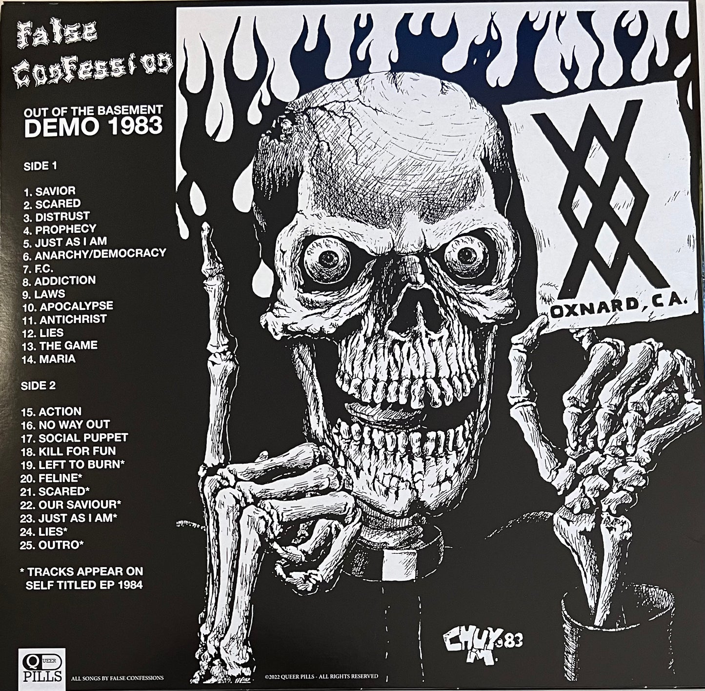 False Confession – Out Of The Basement Demo 1983 LP QP#6