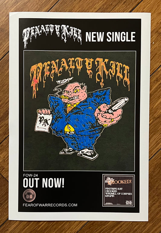 Penalty Kill - 18x12 Crooked  Out Now Poster