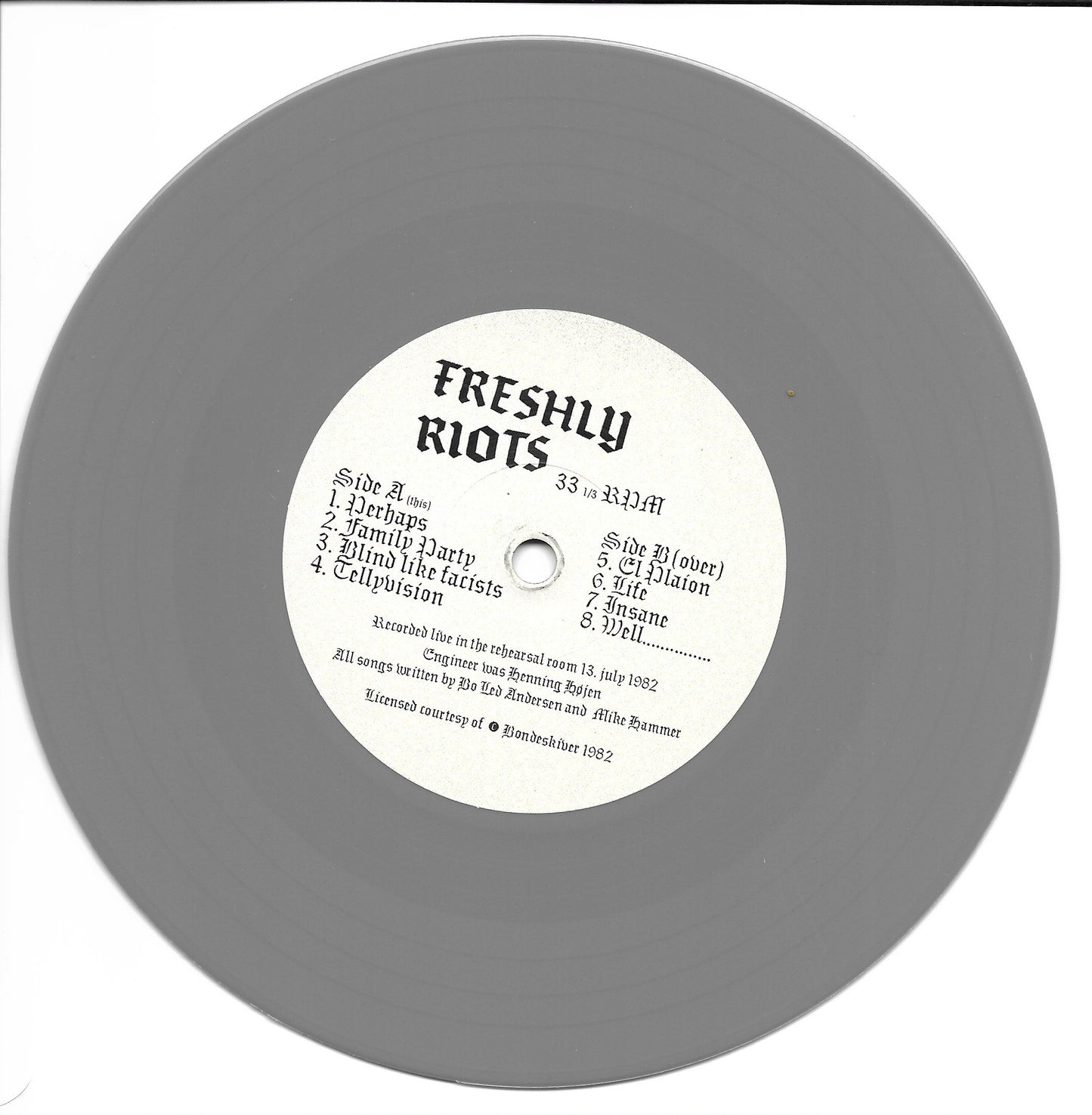 Freshly Riots – Perhaps 1982 demo 7" ep QP#15