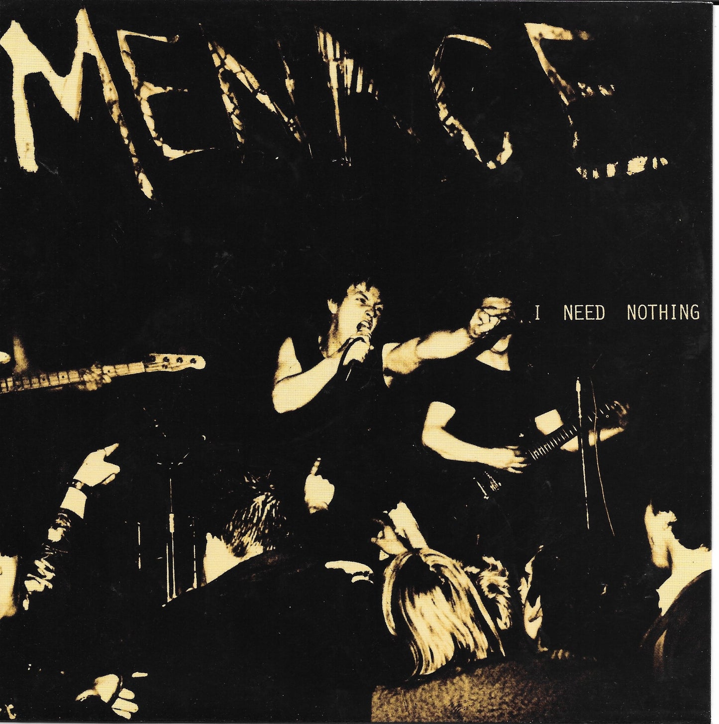 Menace - I Need Nothing 7" ep Qp#12