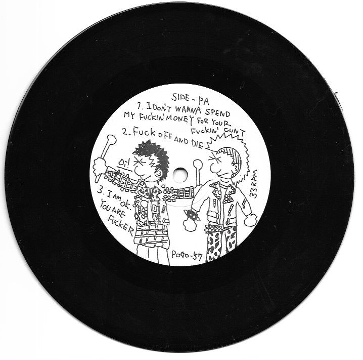 Tom And Boot Boys – Stupid And Naked Punks Are Running In My House 7" FOW#13